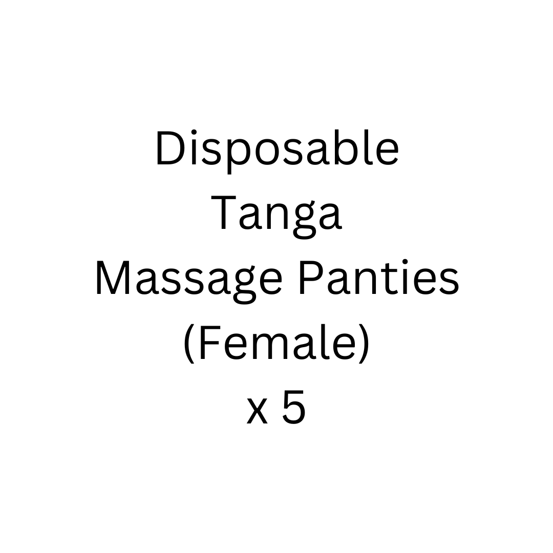 Disposable Tanga Massage Panties (Female) - Pack of 5