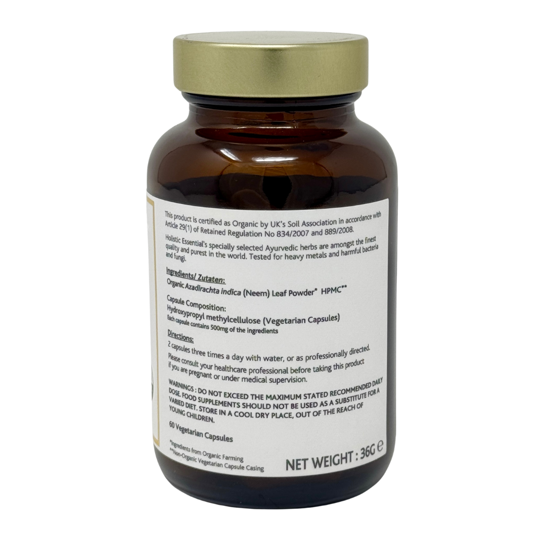 Organic Neem Capsules | Holistic Essentials