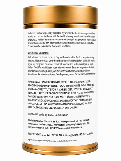 Organic Shatavari Powder- 350g | Holistic Essentials Europe - How to use