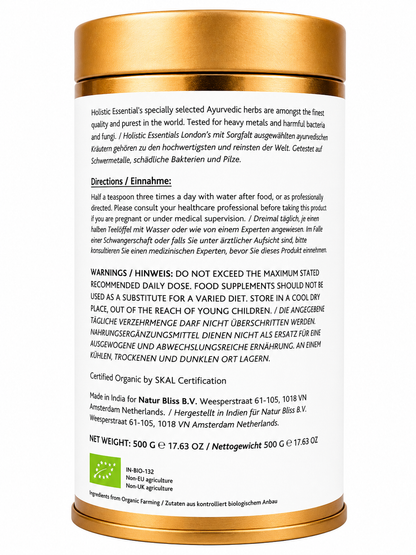 Organic Turmeric Powder -500g | Holistic Essentials Europe - Directions