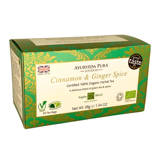 Cinnamon & Ginger™ - Organic Herbal Tea - Kapha Blend