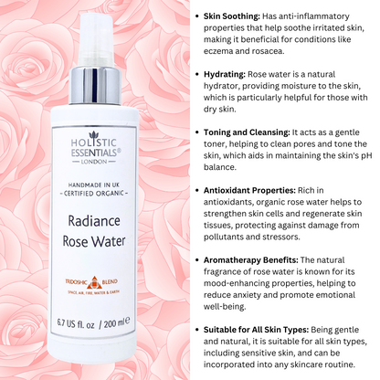 Organic Rose Water | Holistic Essentials