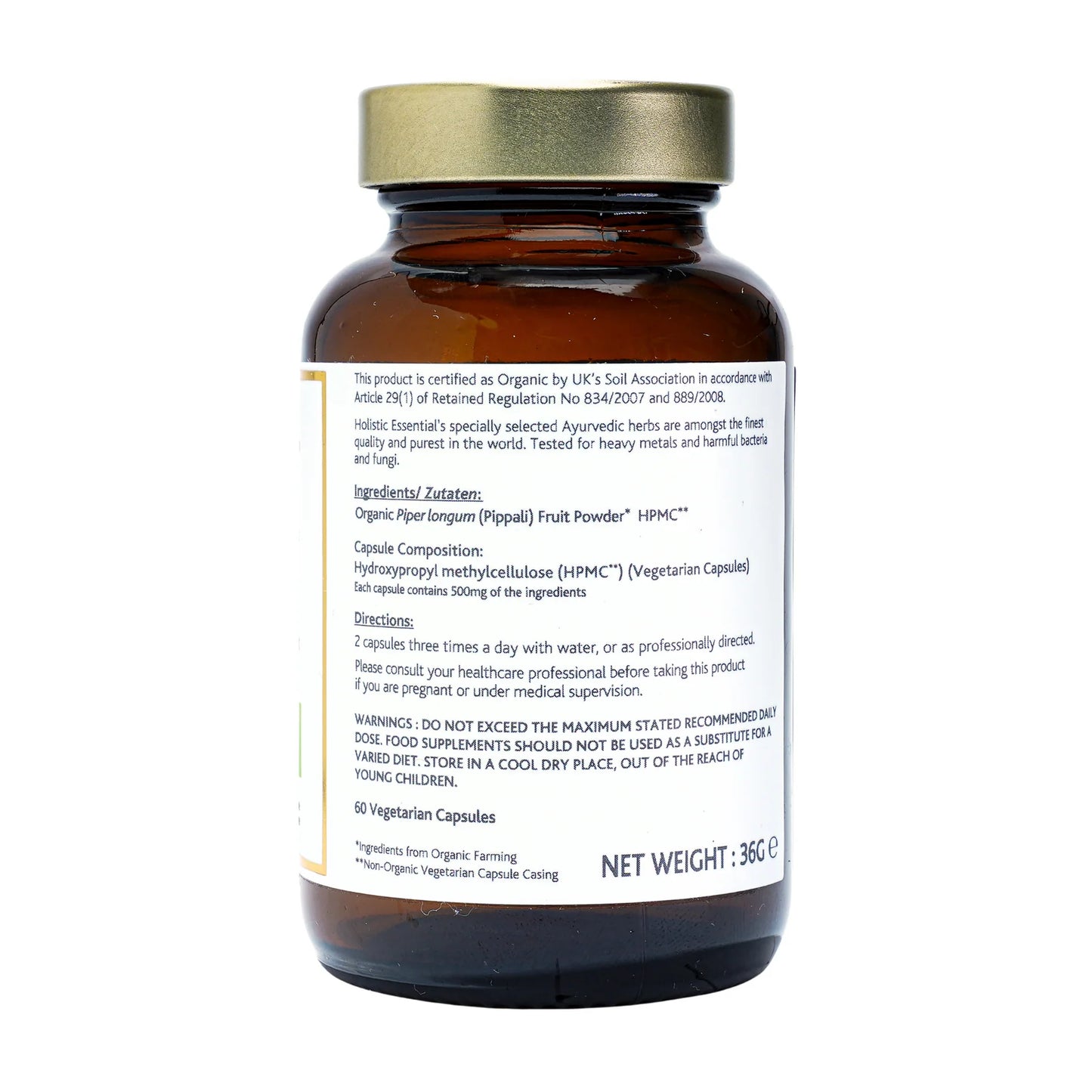 Pure & Natural Pippali Herbal Capsules
