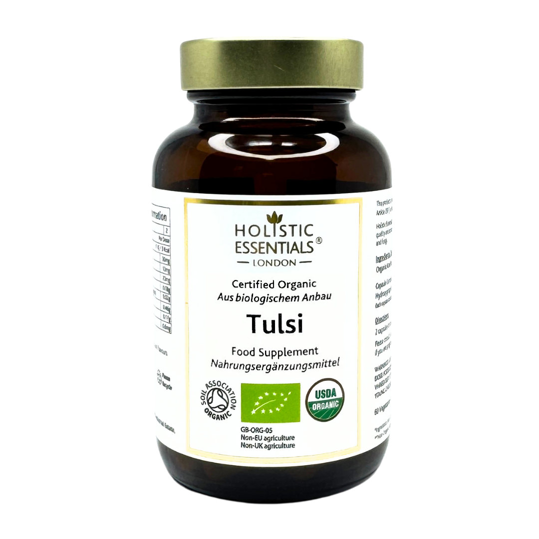 Organic Tulsi Capsules | Holistic Essentials