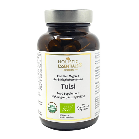 Organic Tulsi Capsules | Holistic Essentials