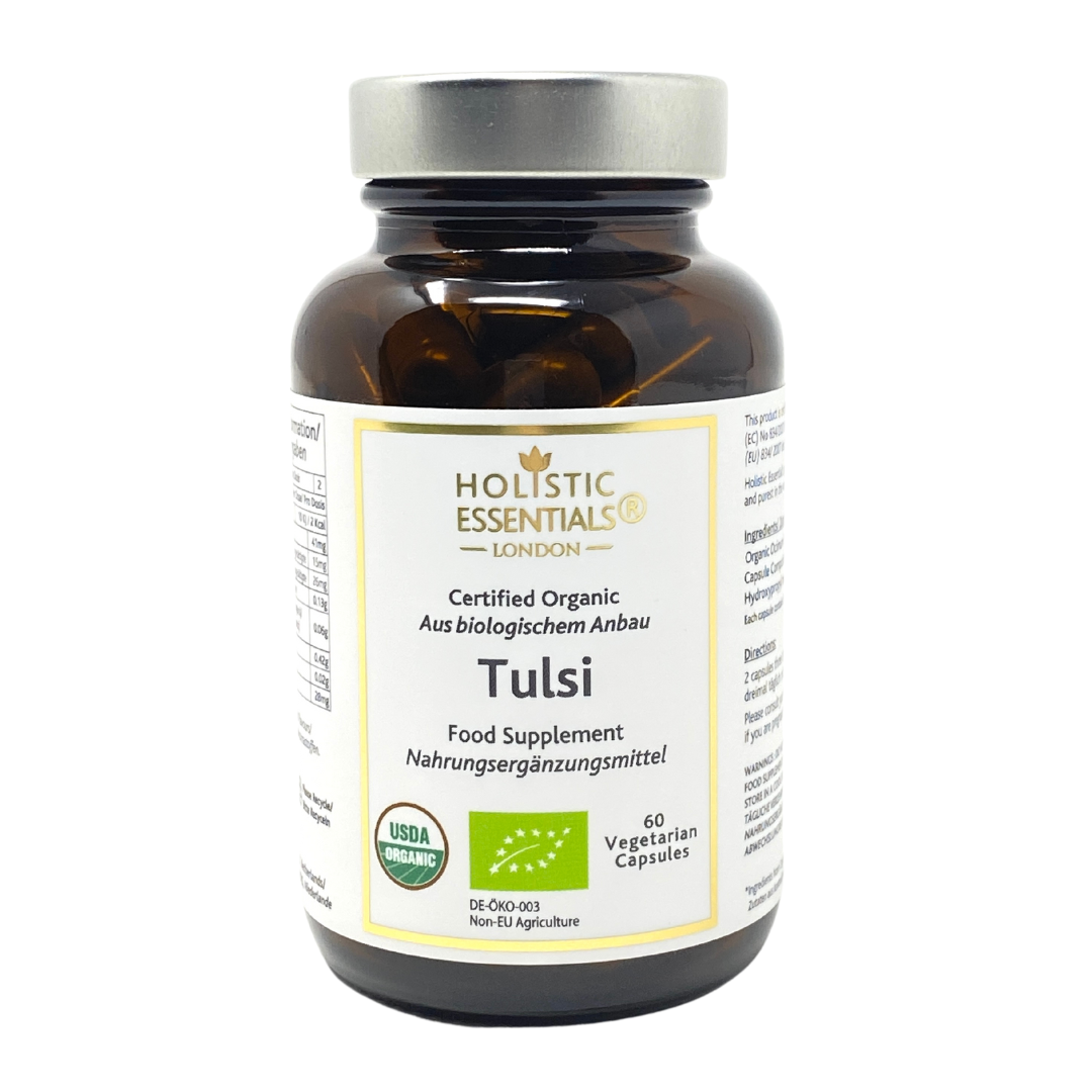 Organic Tulsi Capsules | Holistic Essentials
